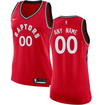 Women%27s Customized Toronto Raptors Swingman Red Nike NBA Icon Edition Jersey->customized nba jersey->Custom Jersey